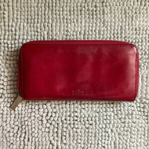 HOBO INTERNATIONAL Cherry Leather Wallet